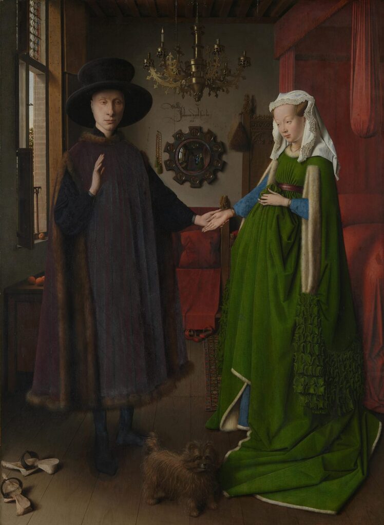 ヤン・ファン・エイク《アルノルフィーニ夫妻像》1434年