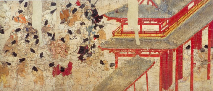 作者不詳（伝 常盤光長）《伴大納言絵詞》12世紀後半頃（制作年不詳）