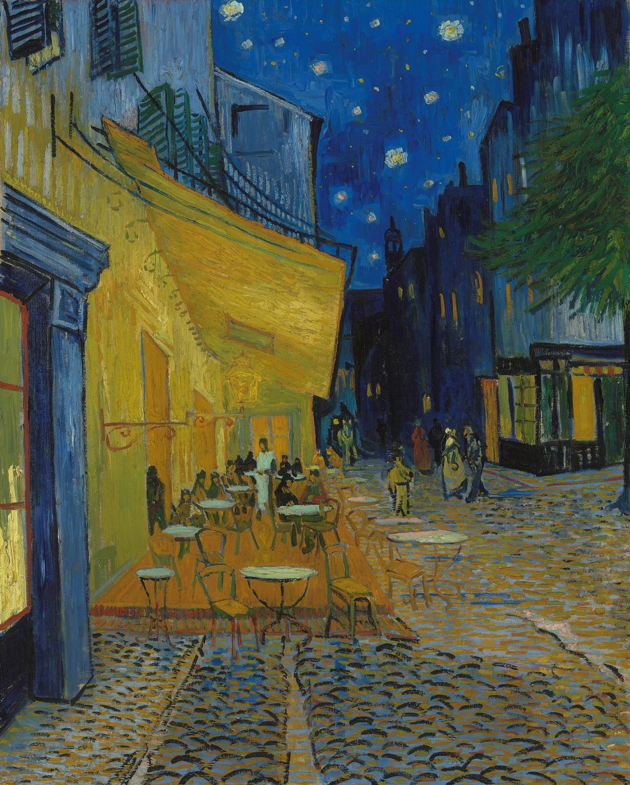 フィンセント・ファン・ゴッホ《夜のカフェテラス》1888年9月