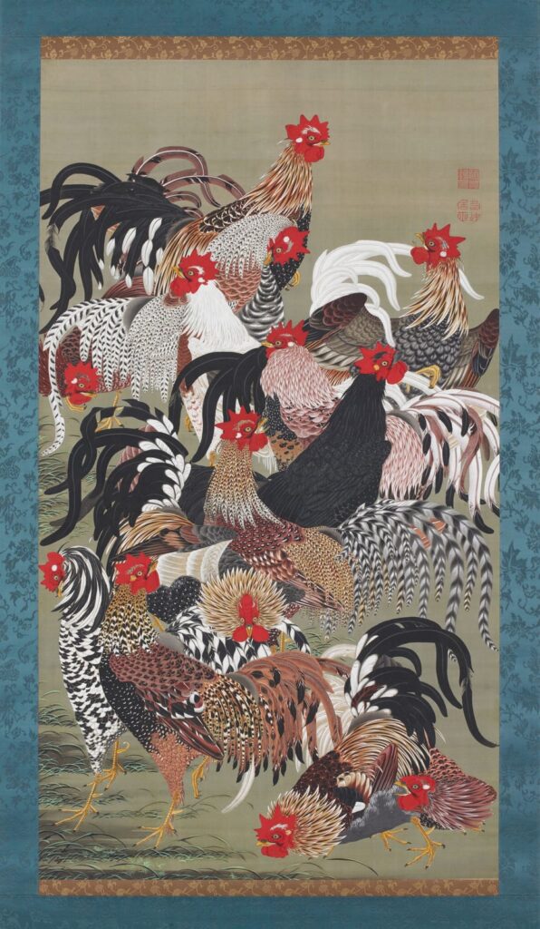伊藤若冲《動植綵絵》宝暦7年頃〜明和3年頃（1757〜1766年）