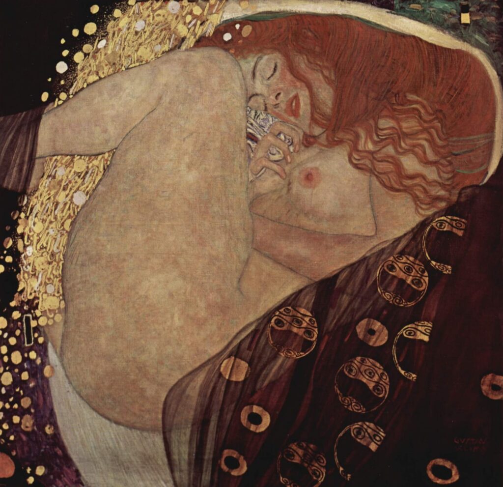 グスタフ・クリムト《ダナエ》1907〜1908年