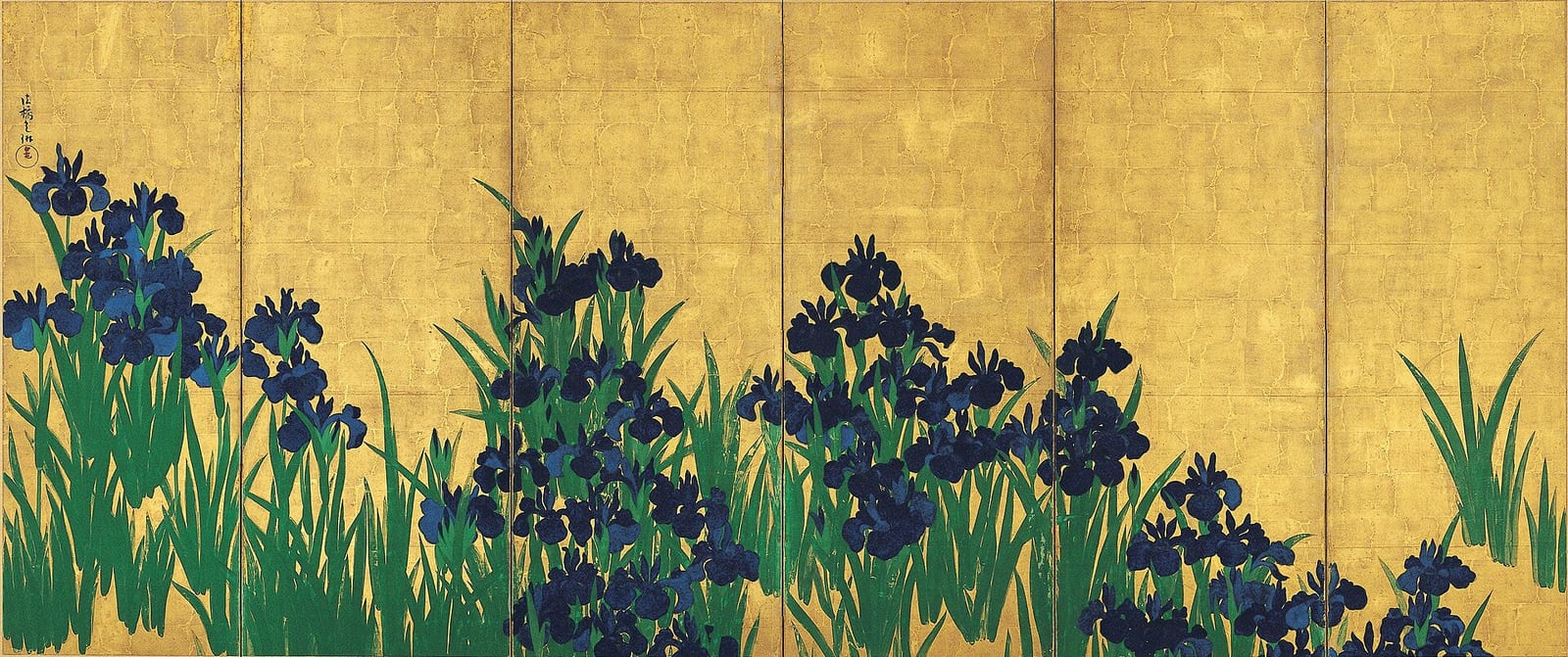 尾形光琳《燕子花図》18世紀(江戸時代、制作年不詳)