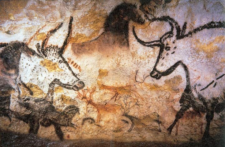 作者不詳（先史時代）《ラスコー洞窟の壁画》約2万年前（後期旧石器時代）