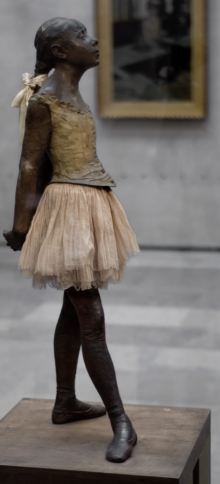 エドガー・ドガ《14才の少女ダンサー》1878〜1881年