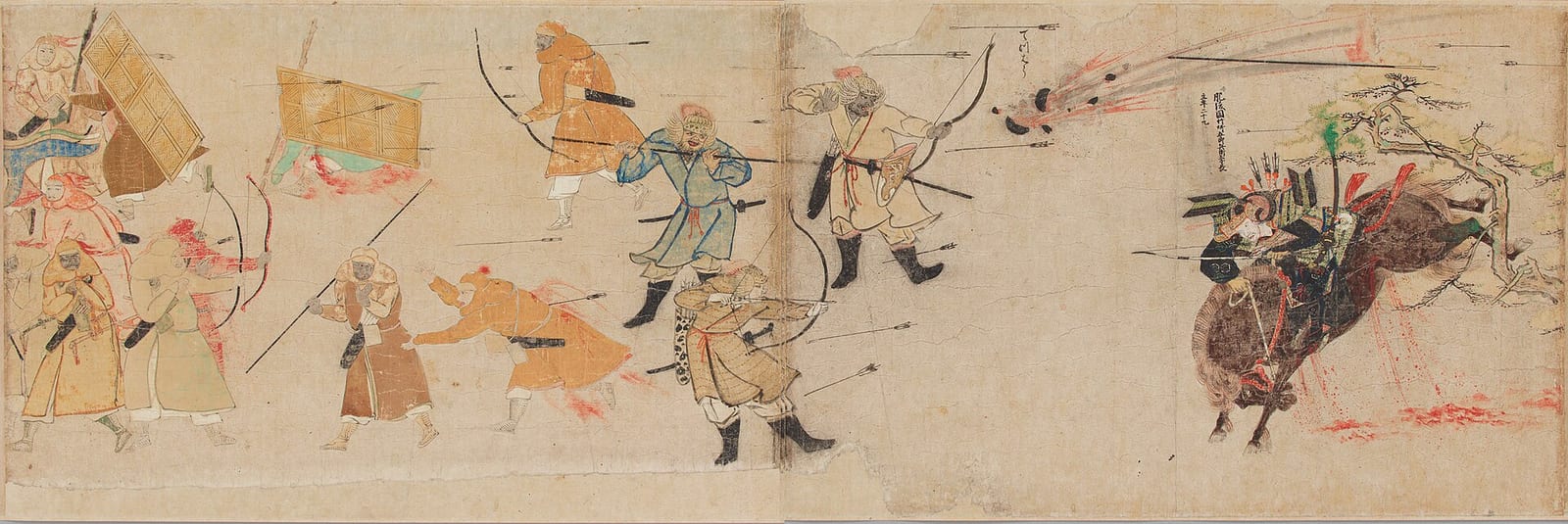 作者不詳《蒙古襲来絵詞》1293年