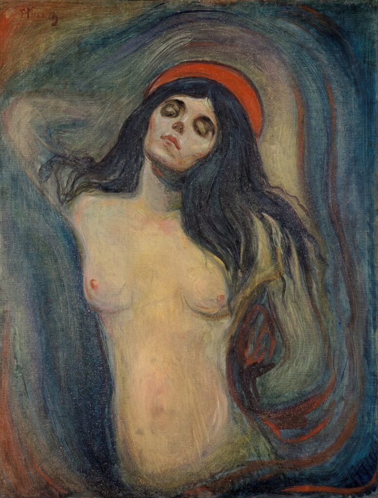 エドヴァルド・ムンク《マドンナ》1894年