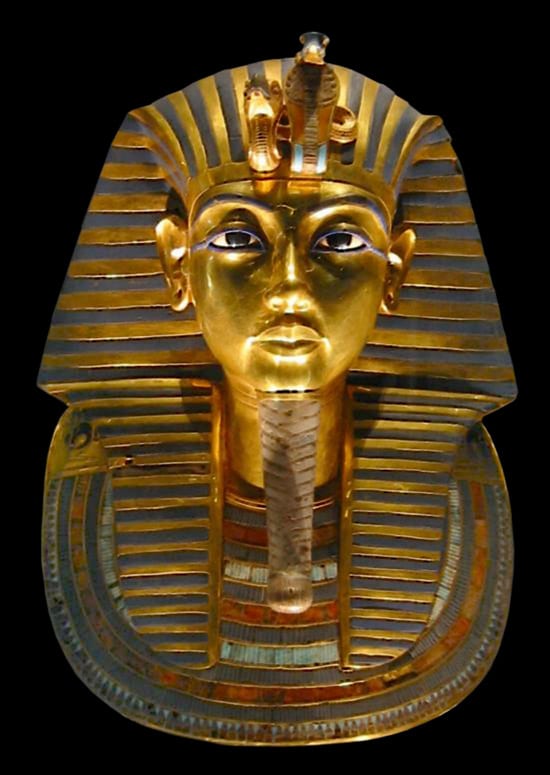 作者不詳（古代エジプト）《ツタンカーメンの黄金のマスク》紀元前14世紀（ツタンカーメン没後）