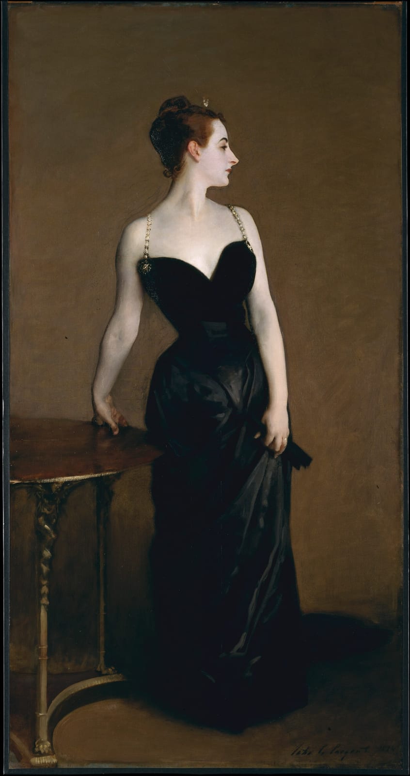 ジョン・シンガー・サージェント《マダムXの肖像》1883〜1884年