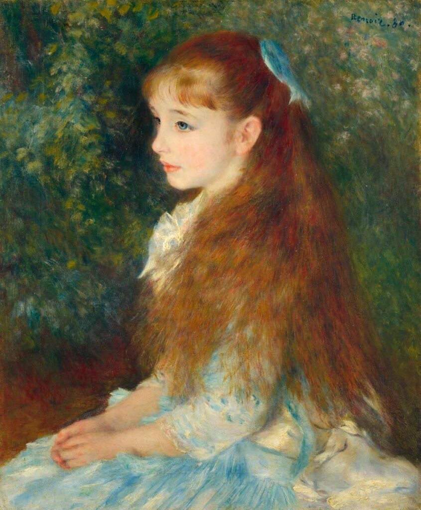 ピエール＝オーギュスト・ルノワール《イレーヌ・カーン・ダンヴェール嬢》1880年