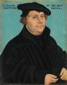 ルーカス・クラナッハ《マルティン・ルターの肖像》1532年