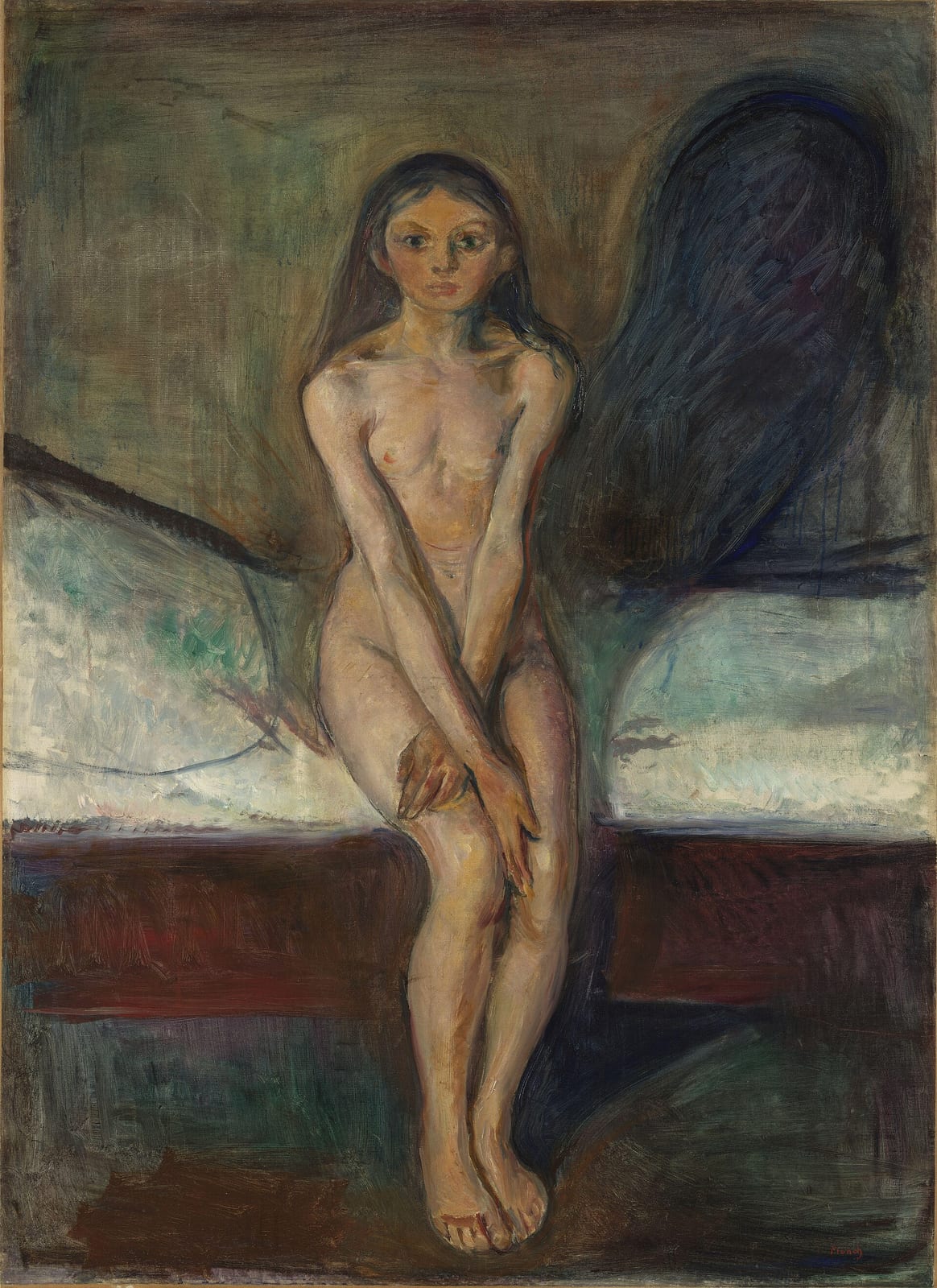 エドヴァルド・ムンク《思春期》1894〜1895年