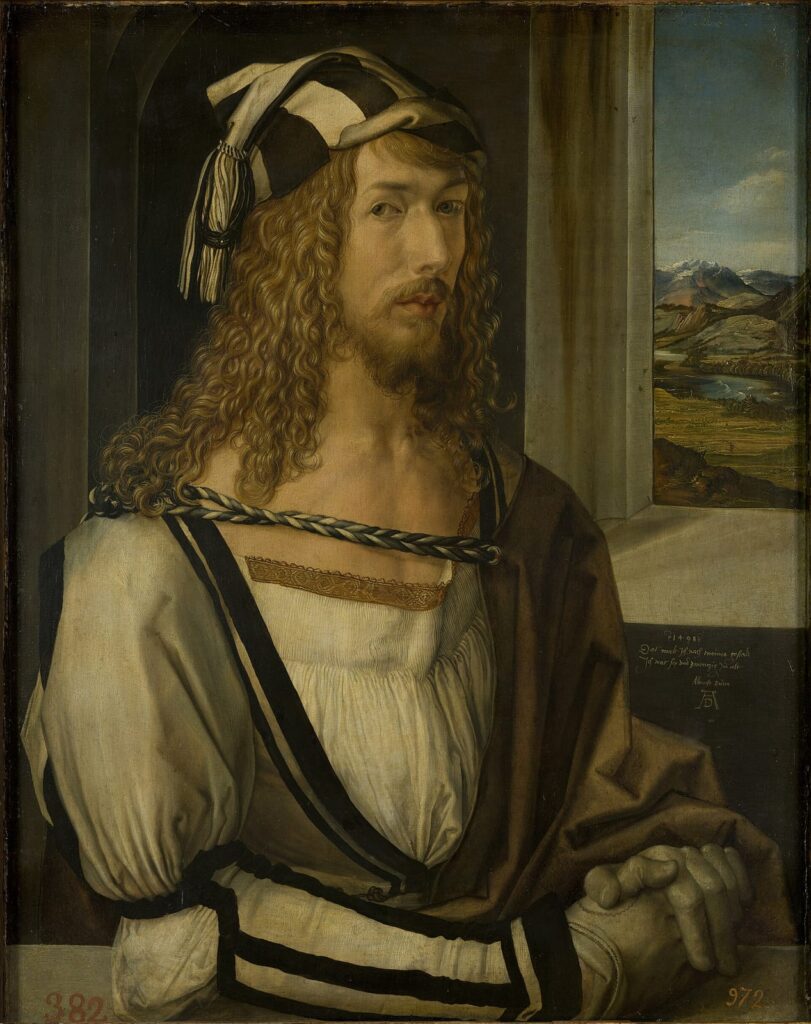 アルブレヒト・デューラー《自画像》1498年