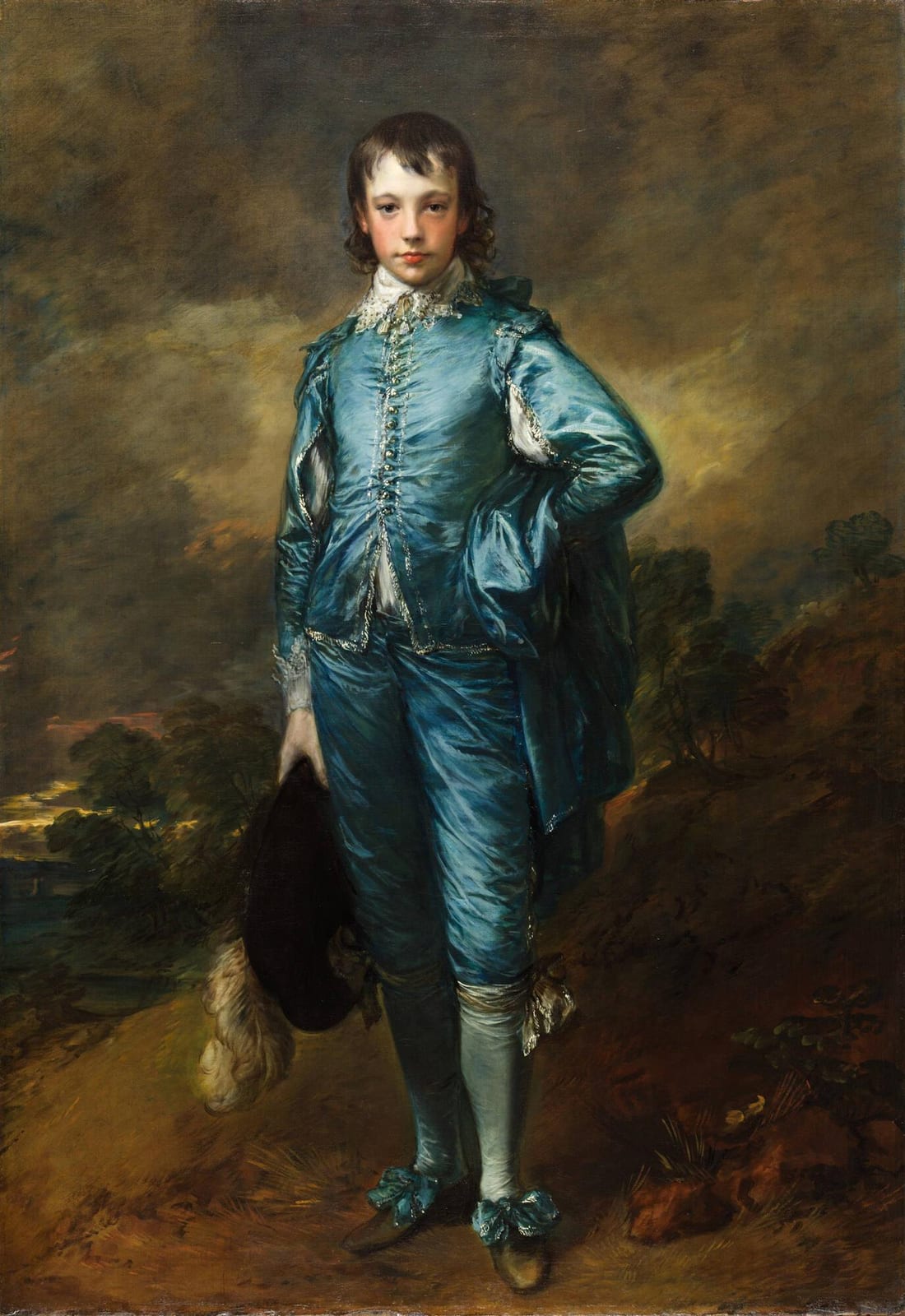 トマス・ゲインズバラ《青衣の少年》1770年頃