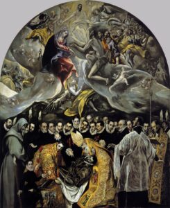 エル・グレコ《オルガス伯の埋葬》1586〜1588年