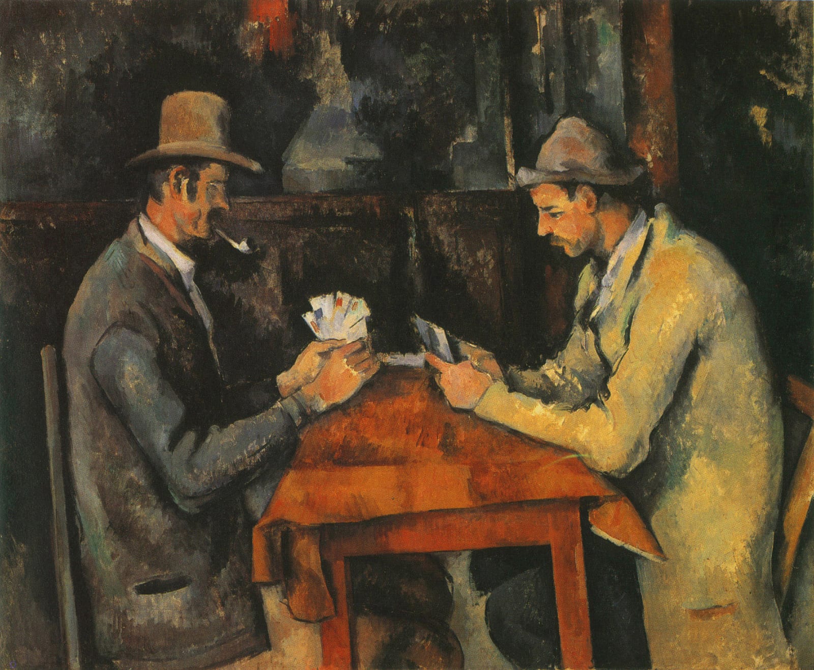 ポール・セザンヌ《カード遊びをする人々》1892〜95年