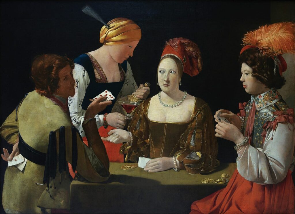 ジョルジュ・ド・ラ・トゥール《ダイヤのエースを持ついかさま師》1636〜1638年