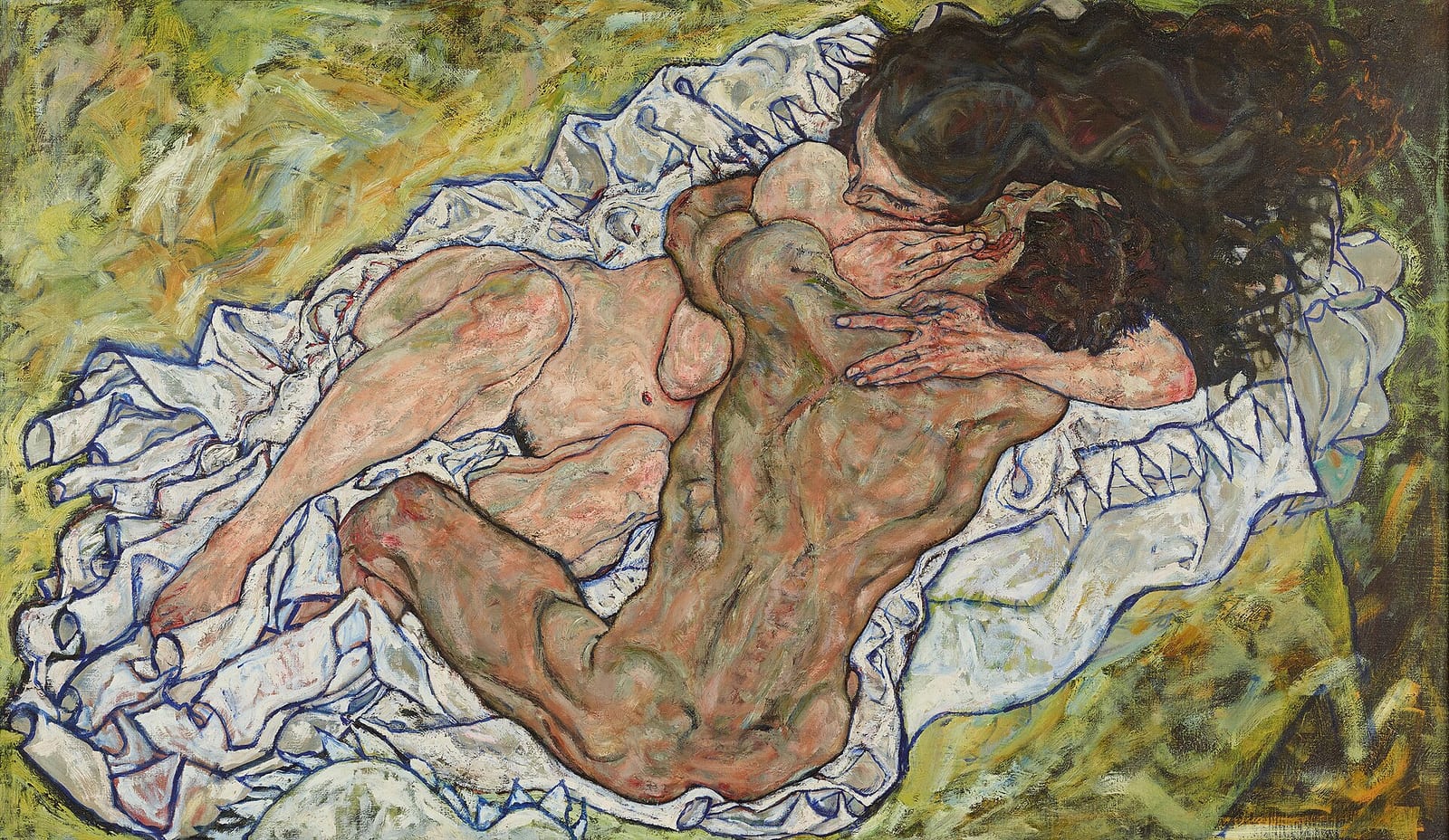 エゴン・シーレ《抱擁》1917年