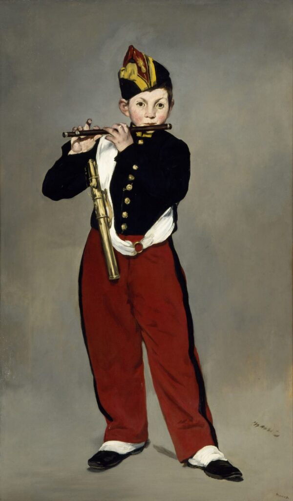 エドゥアール・マネ《笛を吹く少年》1866年