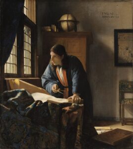ヨハネス・フェルメール《地理学者》1668〜1669年