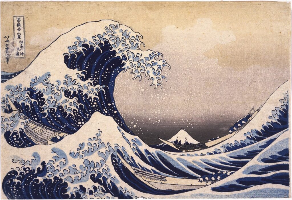 葛飾北斎《神奈川沖浪裏》1831年頃