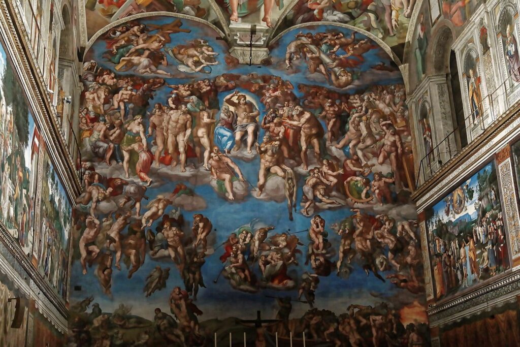 ミケランジェロ・ブオナローティ《最後の審判》1541年