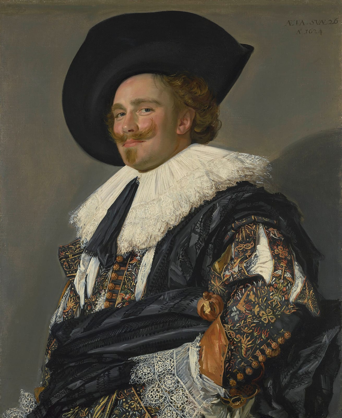 フランス・ハルス《微笑む騎士 (ハルスの絵画)》1624年