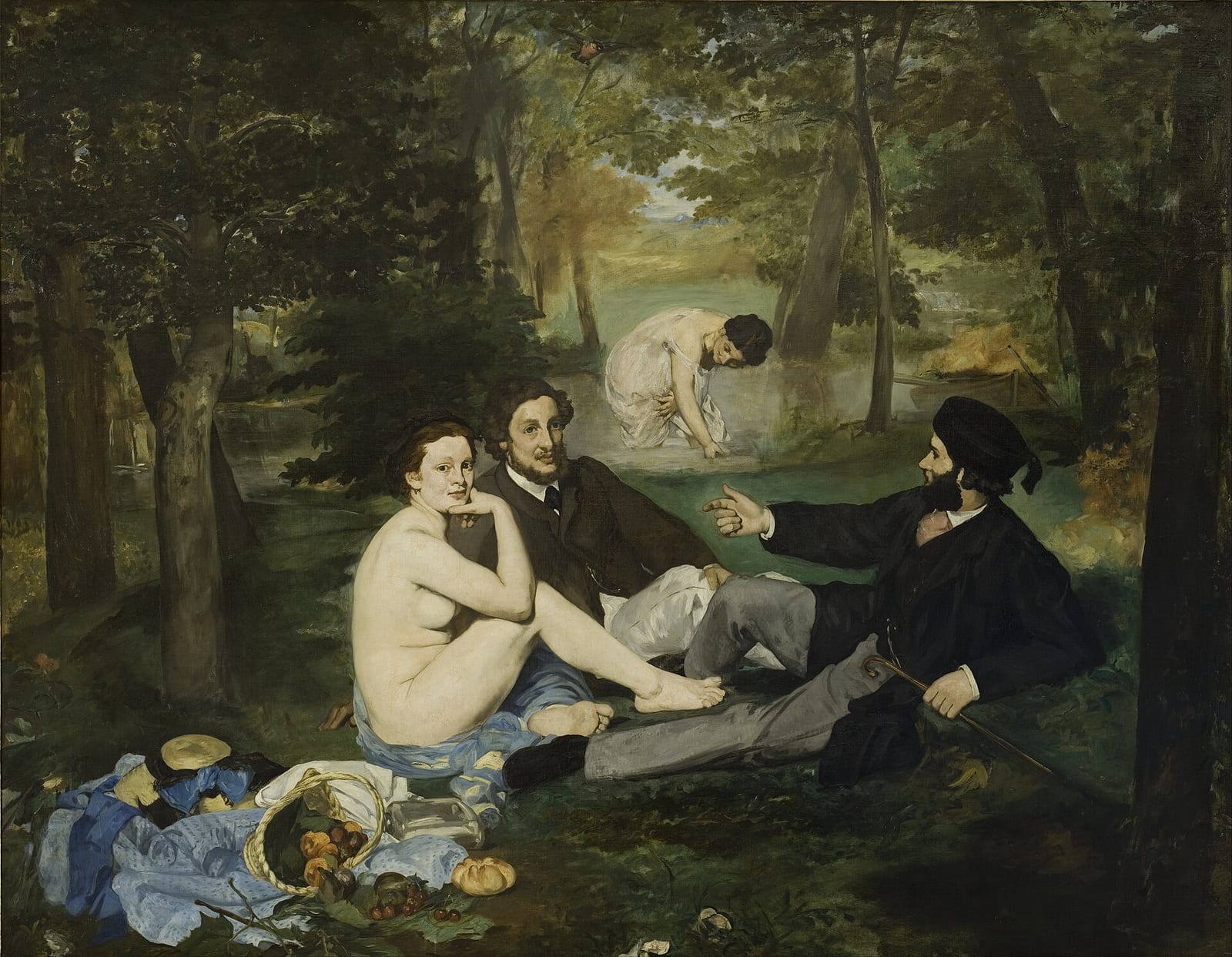エドゥアール・マネ《草上の昼食》1862〜1863年