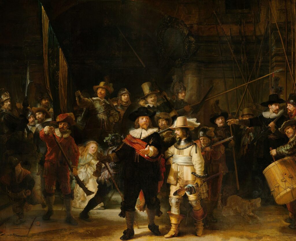 レンブラント・ファン・レイン《夜警》1642年