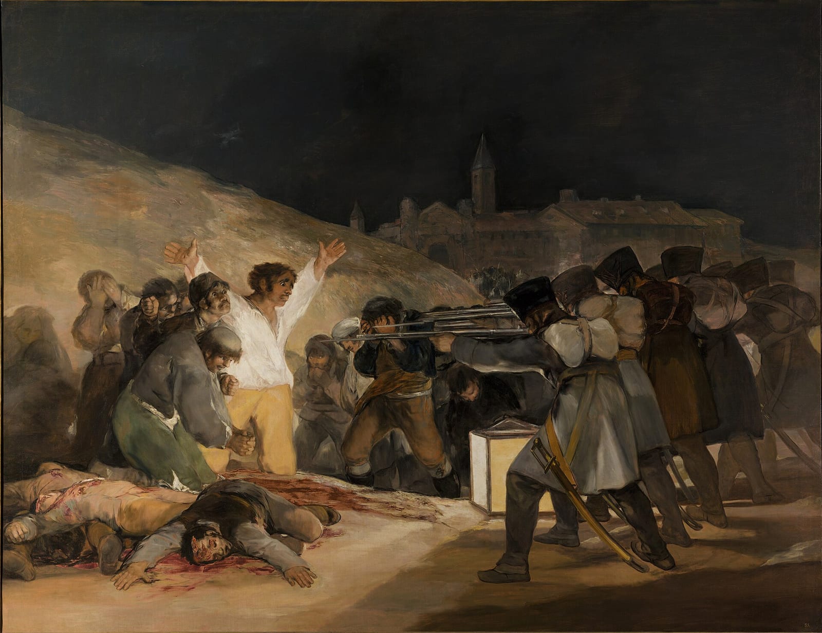 フランシスコ・デ・ゴヤ《マドリード、1808年5月3日》1814年