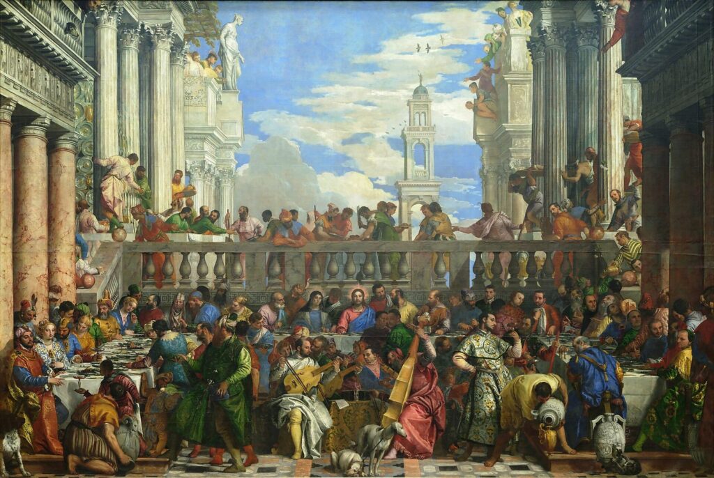 パオロ・ヴェロネーゼ《カナの婚礼》1562〜1563年
