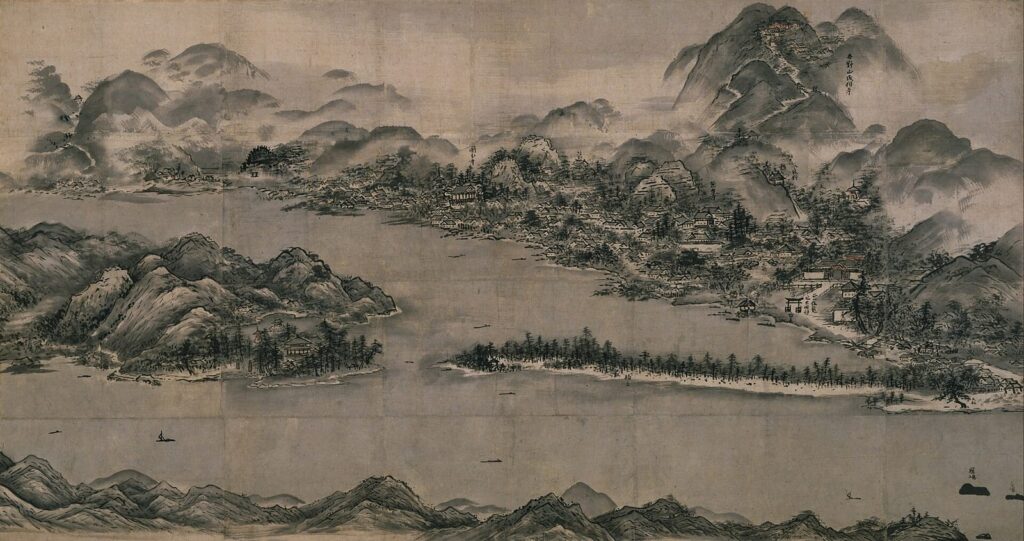 雪舟《天橋立図》1501年頃