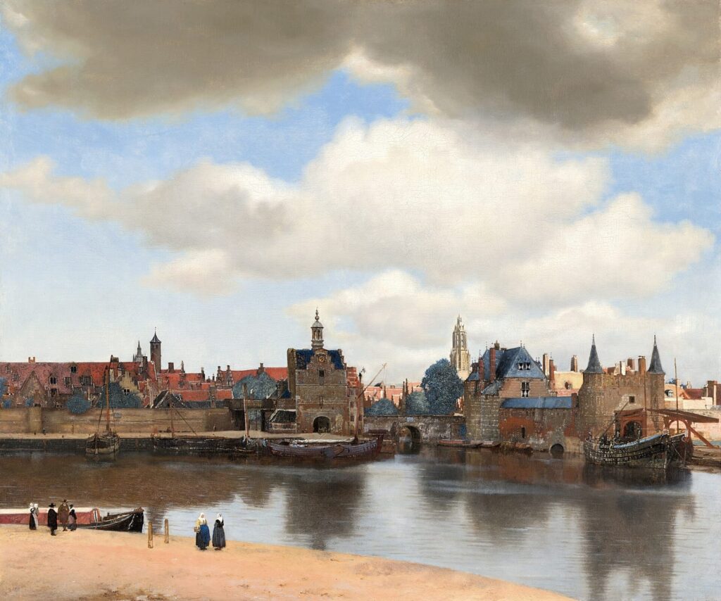 ヨハネス・フェルメール《デルフト眺望》1660〜1661年頃