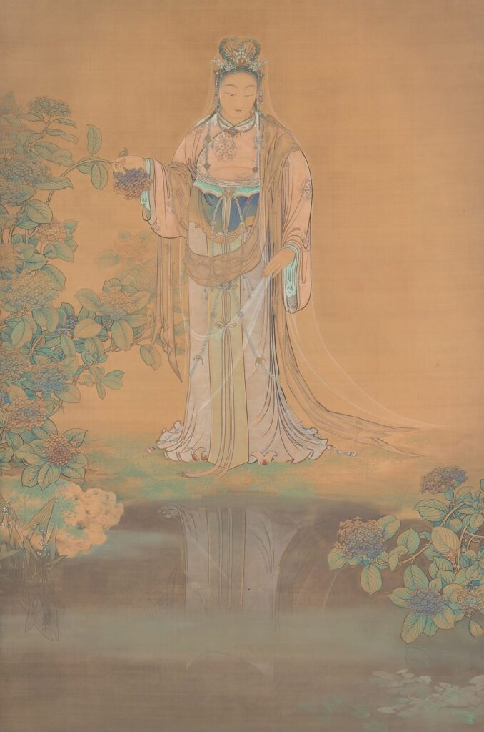 菱田春草《水鏡》1897年