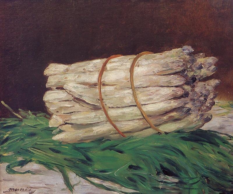 エドゥアール・マネ《アスパラガスの束》1880年