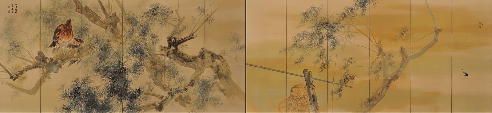 竹内栖鳳《雨霽》1928年(昭和3年)