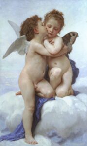 ウィリアム・アドルフ・ブグロー《アムールとプシュケー、子供たち》1890年