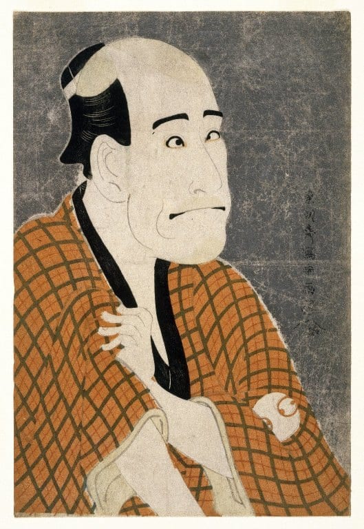 東洲斎写楽《二代目嵐龍蔵の金貸石部金吉》1794年(寛政6年)5月