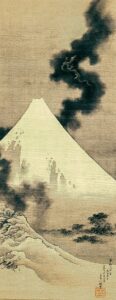 葛飾北斎《富士越龍図》1849年（嘉永2年）