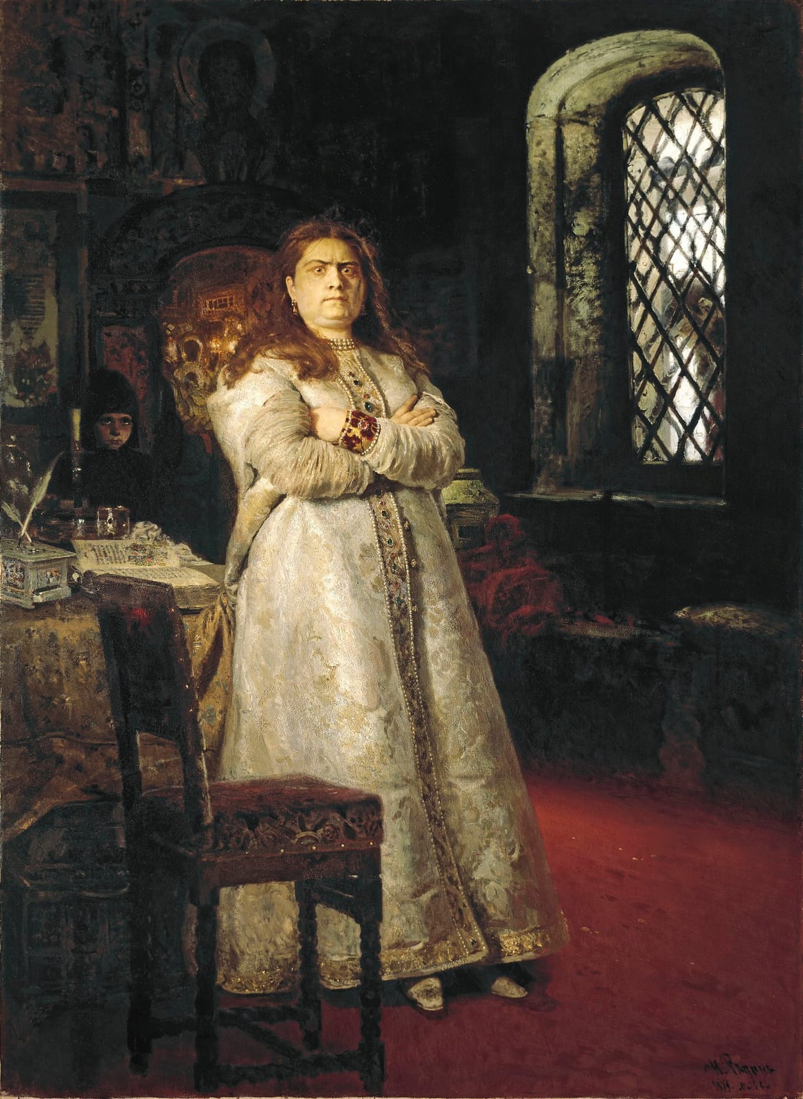 イリヤ・レーピン《皇女ソフィア》1879年
