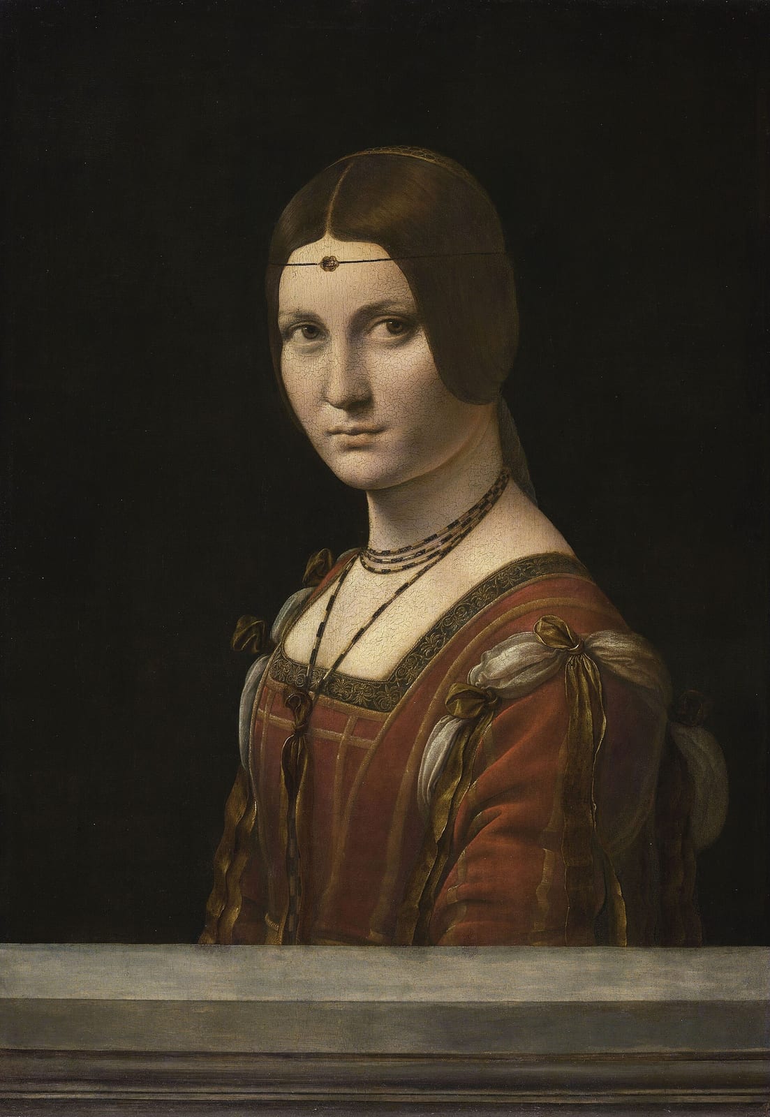 レオナルド・ダ・ヴィンチ《ラ・ベル・フェロニエール》1490〜1496年