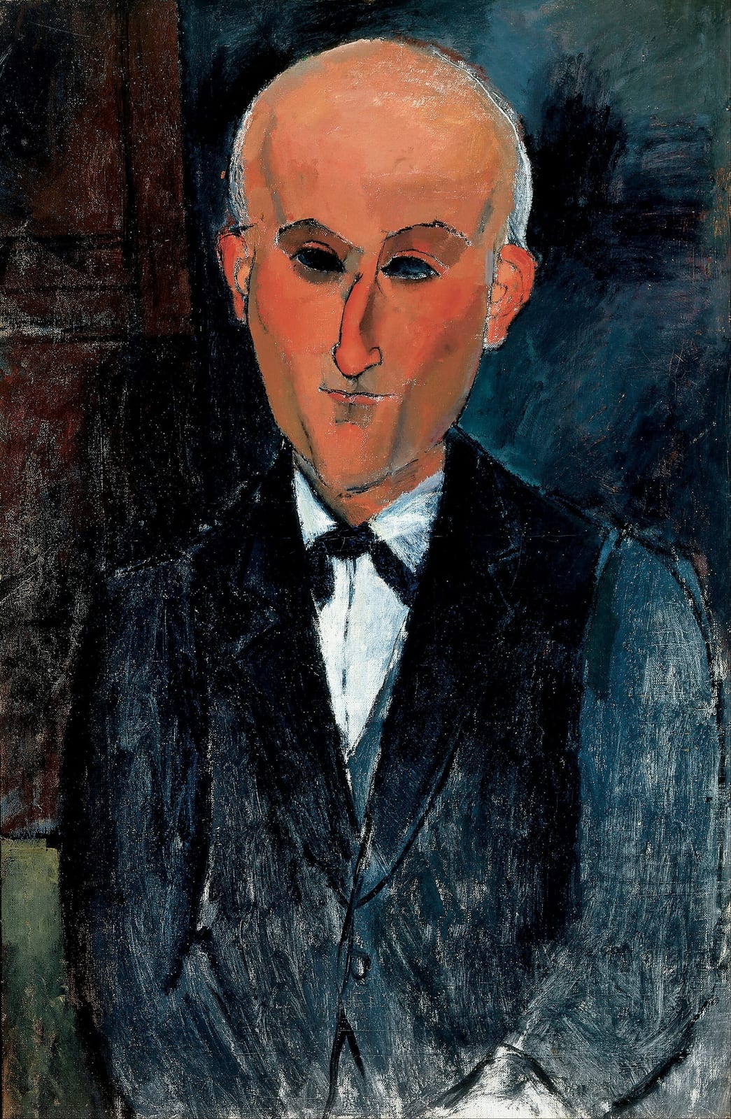 アメデオ・モディリアーニ《マックス・ジャコブ》1916〜1917年頃
