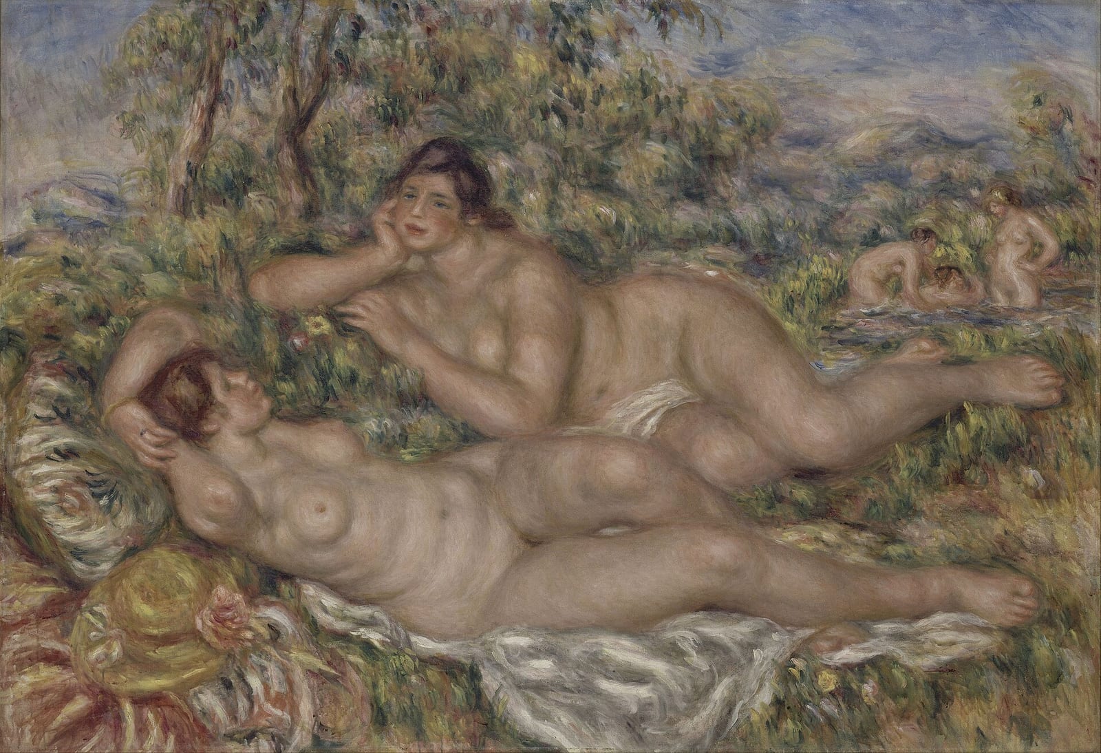 ピエール＝オーギュスト・ルノワール《浴女たち》1918〜1919年