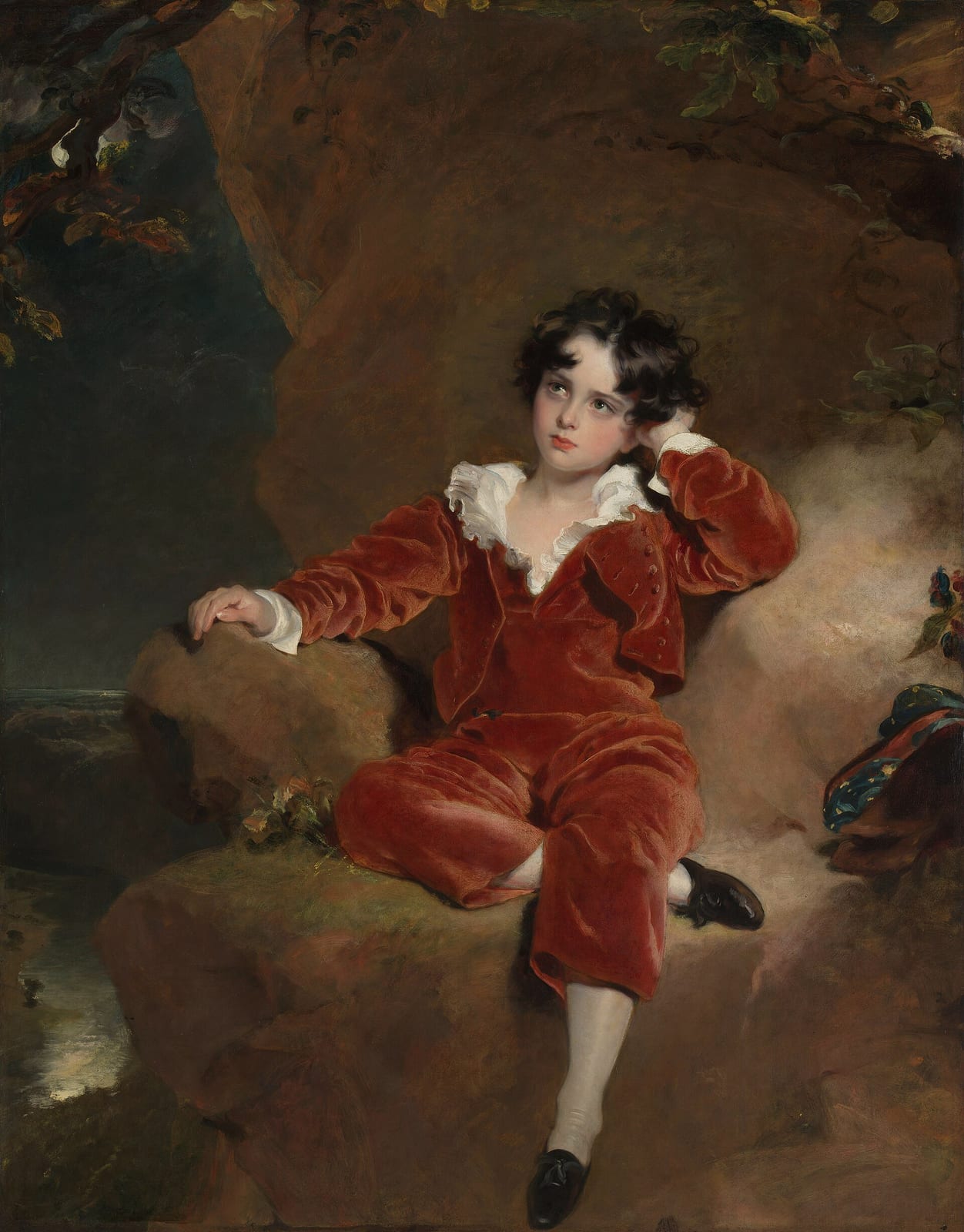 トーマス・ローレンス《赤い服の少年》1825年