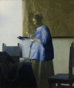 ヨハネス・フェルメール《青衣の女》1663年頃